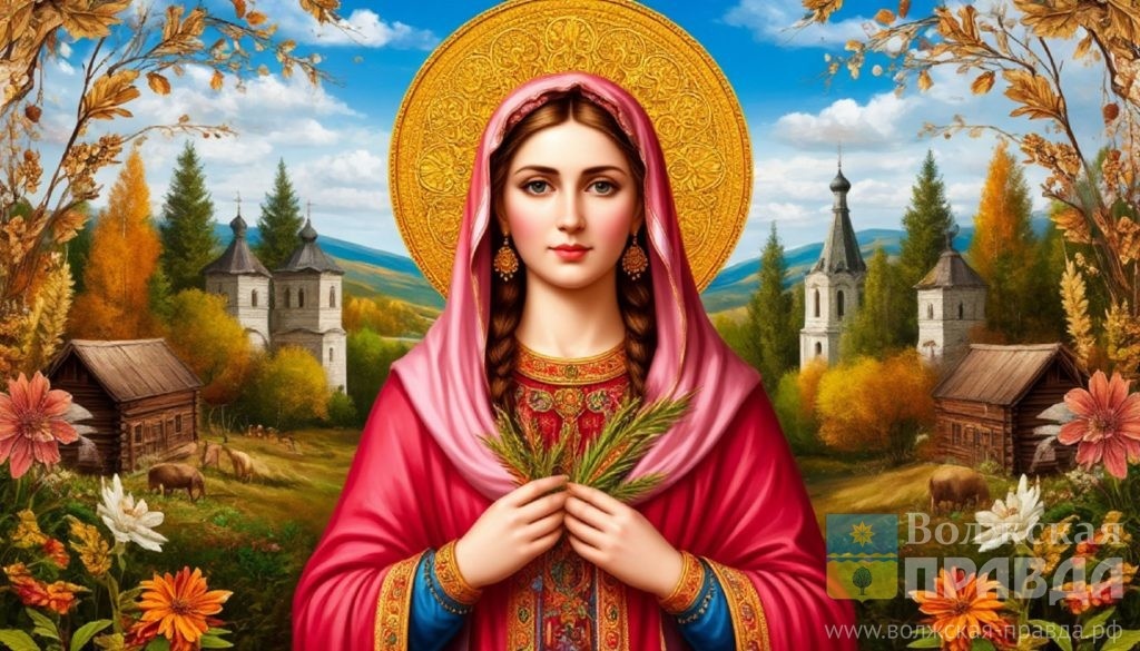 На русской земле судьба святой Параскевы обрела новое звучание, слившись с почитанием Макоши — могучей богини судьбы, плодородия и женского ремесла. Изображение сгенерировано с помощью нейросети Шедеврум и носит иллюстративный характер📷    Параскева Льняница – бабья заступница: традиции 10 ноября
