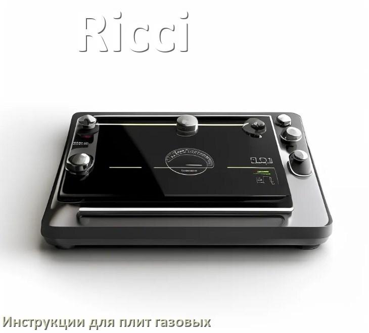 
Газовая плита Ricci инструкция по применению и эксплуатации