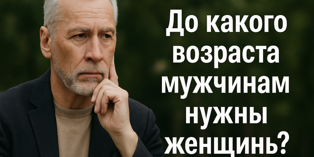 👴 До какого возраста мужчинам нужны женщины?