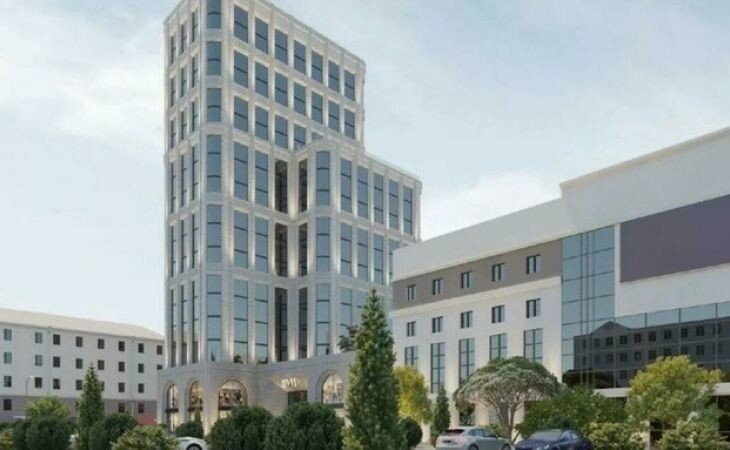 Проект нового здания на месте ЦУМа в Барнауле. Фото: эскиз "Архи-Групп"