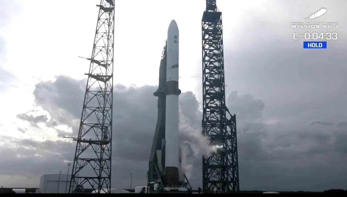    Ракета New Glenn компании Blue Origin на стартовой площадке / © Blue Origin