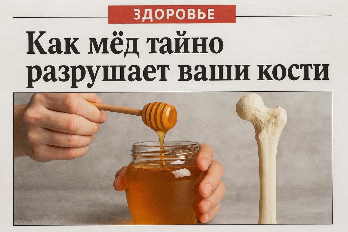 Правда, которую скрывают о мёде: как он ворует кальций из вашего организма