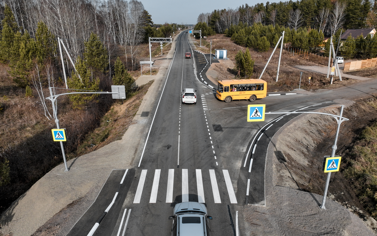     В Емельяновском округе отремонтировали 9,5 километров трассы