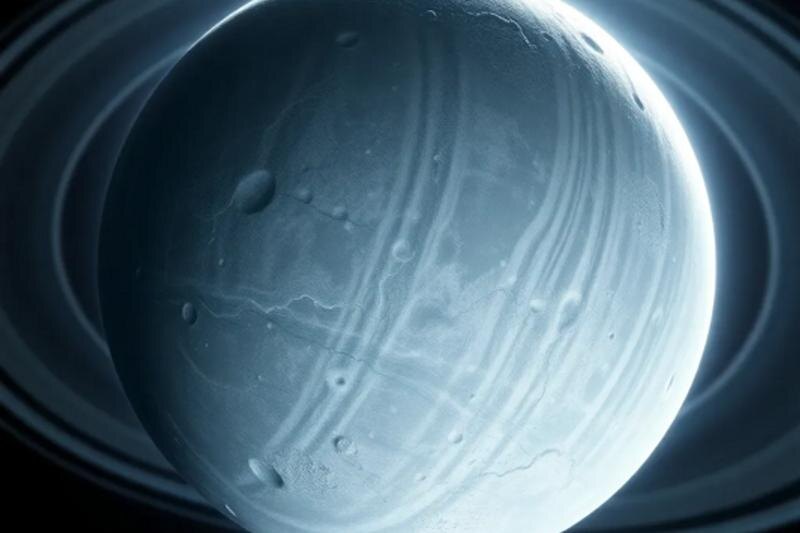    Chad AI. Спутник Сатурна Энцелад