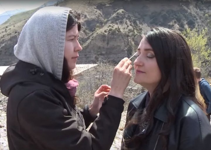 фото из архива А.Шишиной и скриншоты из сериала «Наш спецназ»