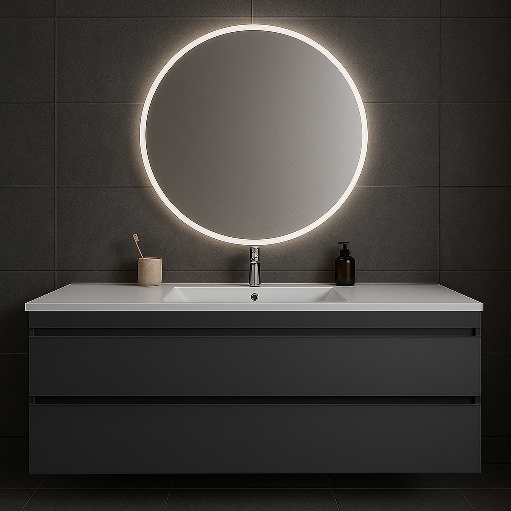 Подстолье подвесное Holler "Aura-100" (графит) с подсветкой от 22 202 руб.