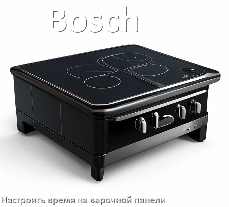 
Как на варочной панели Bosch настроить часы и установить время