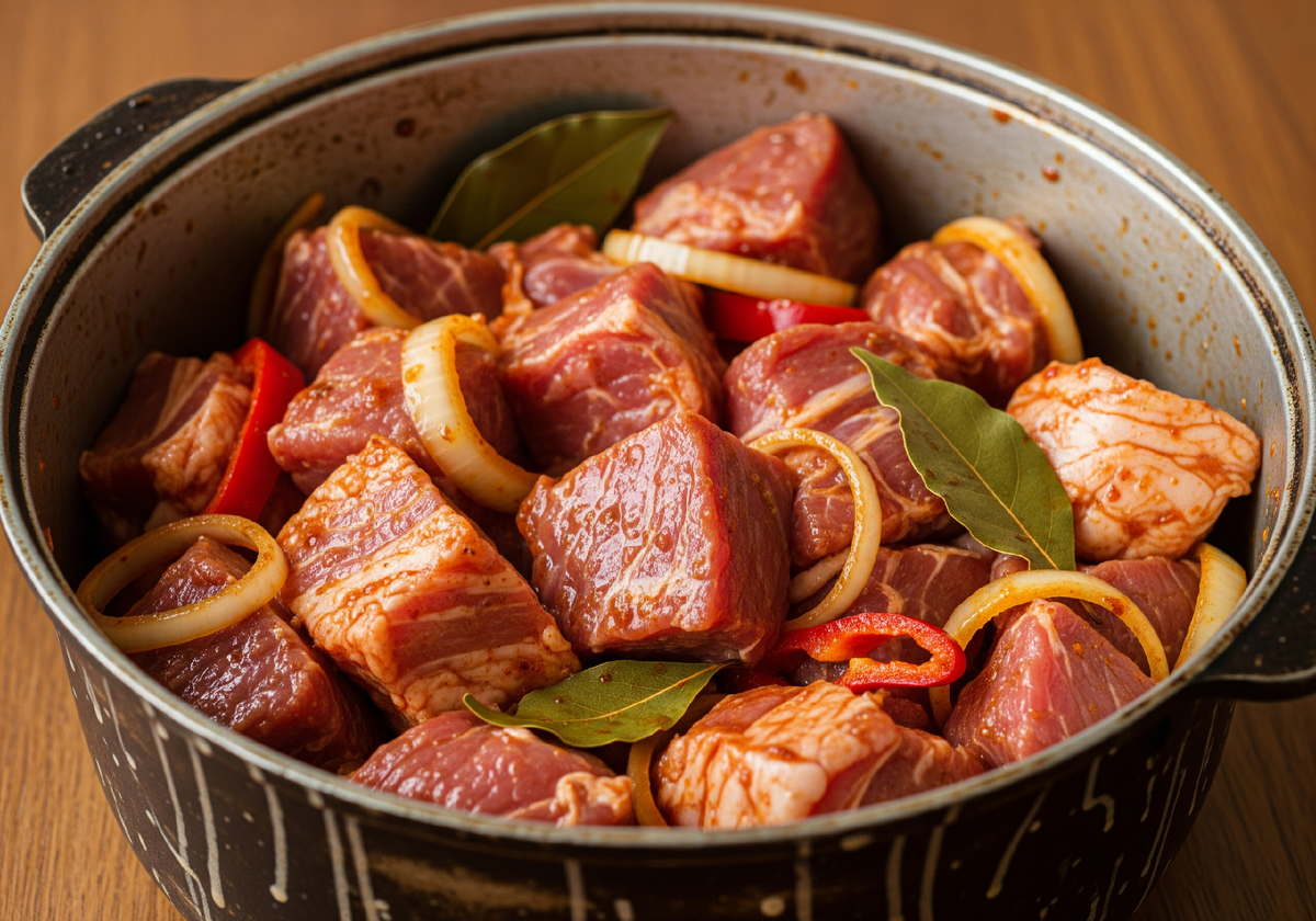 Подготовьте мясо