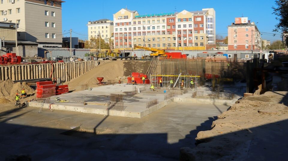    Строительная площадка ЦУМа. Октябрь 2025 года. Источник: Виталий Барабаш / СИ "Толк"