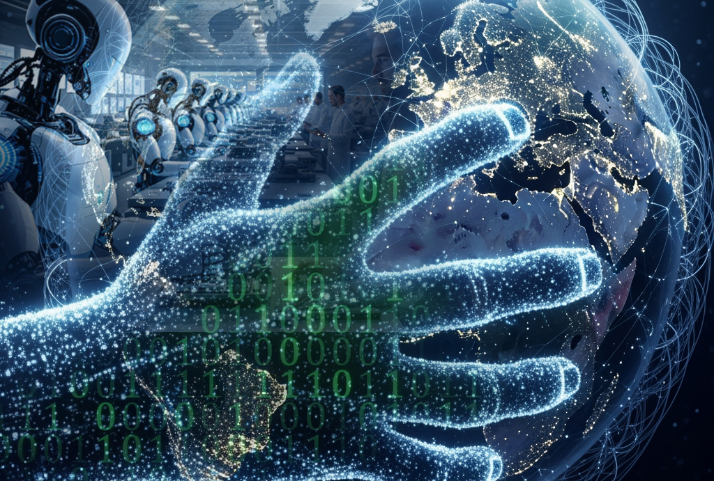 Фото: захват данных и цифровое господство, коллаж - Российский союз инженеров