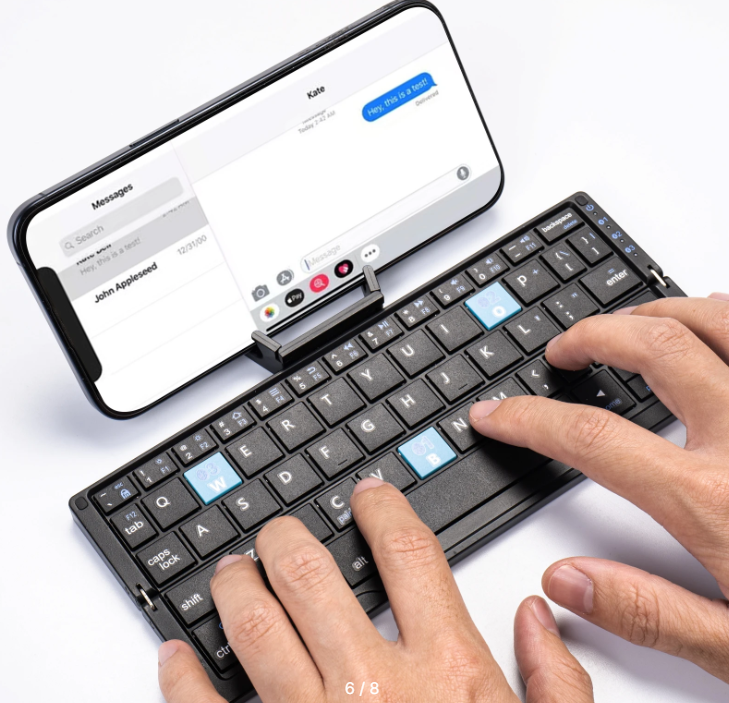 Складная мини-беспроводная клавиатура