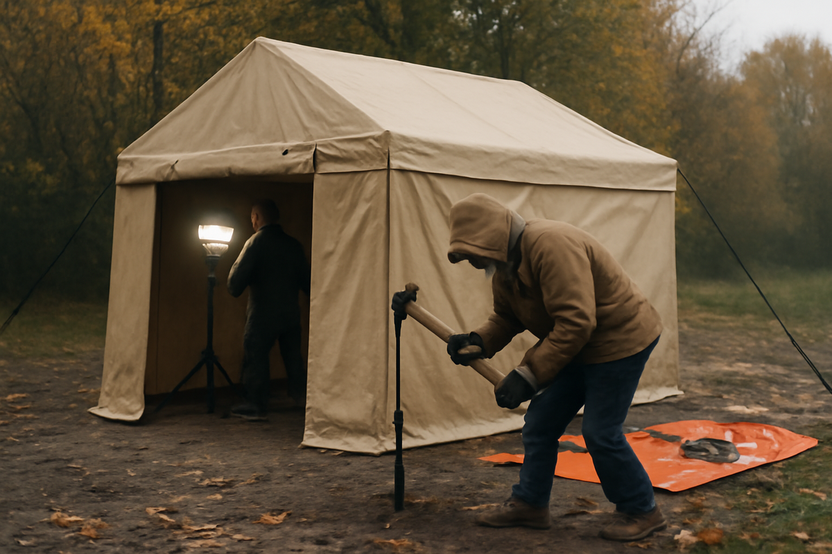 Палатка сварщика МногоТентов.ру