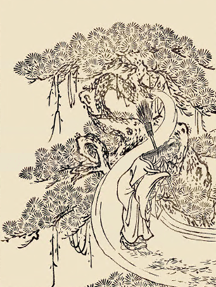 Торияма Сэкиэн. Духи Кодама