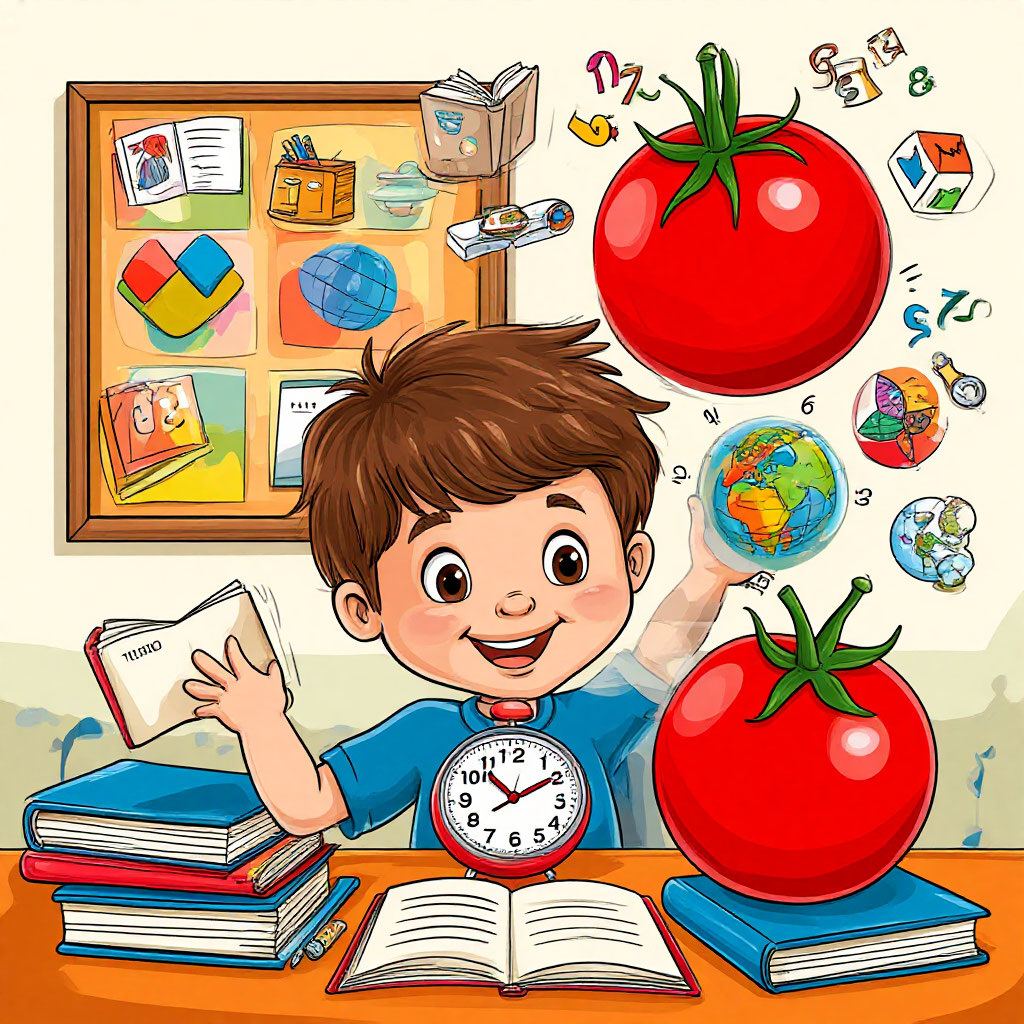 Домашка, которая тянется часами? Знакомо! Превращаем мучение в игру с помощью волшебного помидора. Секрет фокуса — в правильных отрезках!
