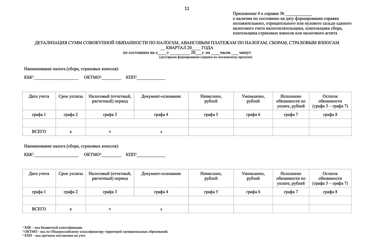 nalog.gov.ru📷Новая форма приложения к справке о сально ЕНС