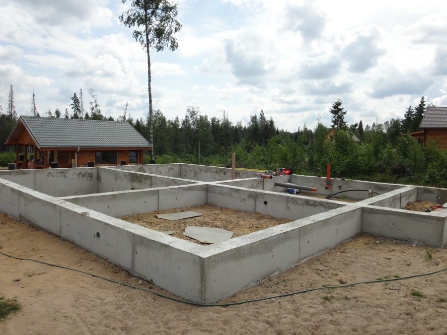 свайно-ленточный фундамент