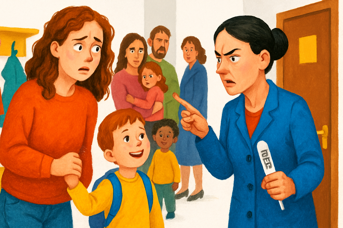 «37,2 – идите домой». Ребенка выгоняют из садика после сна... Дома температура 36,6, бегает и играет. Законно ли это? 