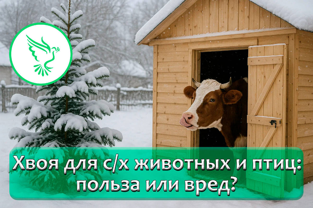 Можно ли давать хвою с/х животным и птицам?