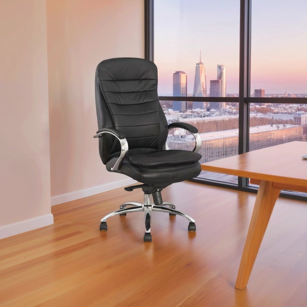 Кресло компьютерное Signal Q-154 (черный, кожа)