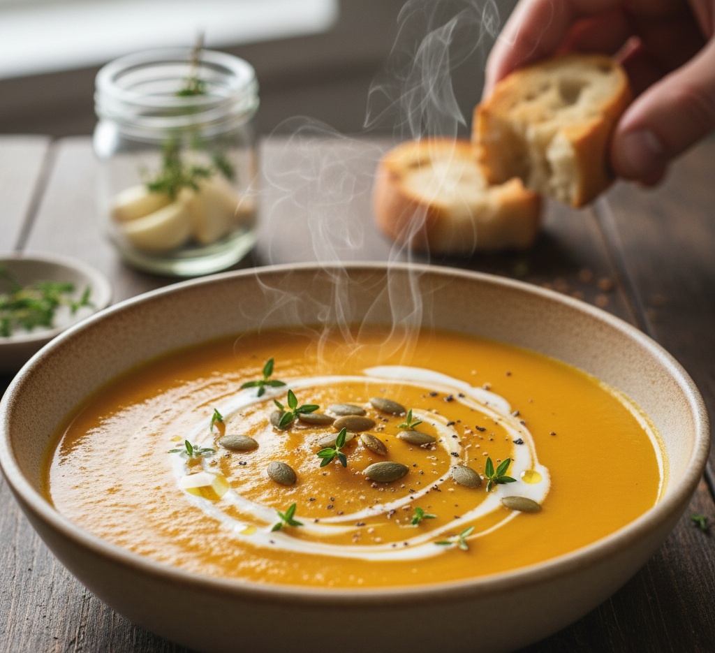 Крем суп из тыквы