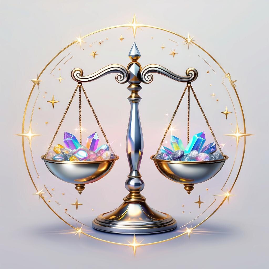 Весы. Иллюстрация сгенерирована нейросетью