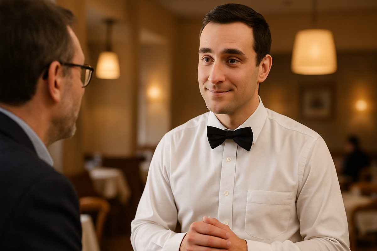 (слушать и слышать гостя- главное в продажах) 