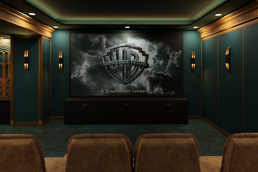 дизайн-концепт домашнего кинозала "Барвихинские усадьбы"