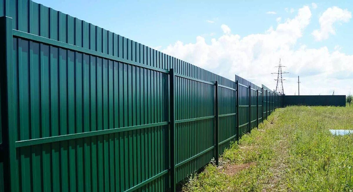 Забор из профнастила