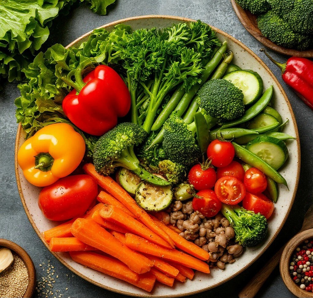 Тарелка овощей