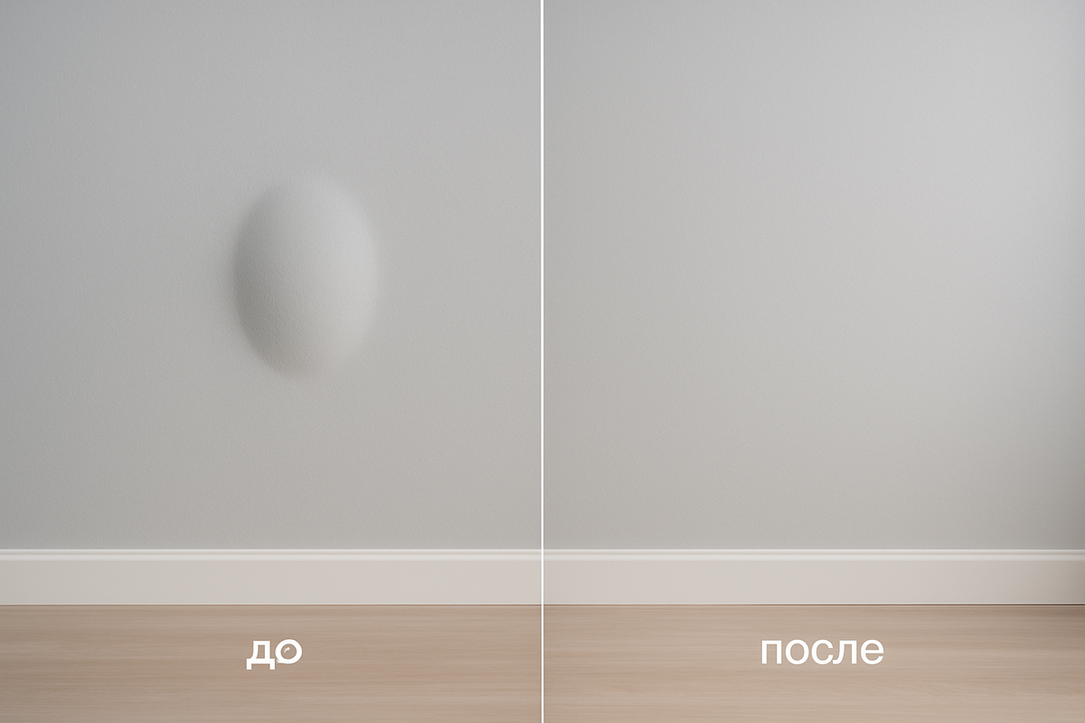 При перепадах влажности краска отслоится “пузырями”.