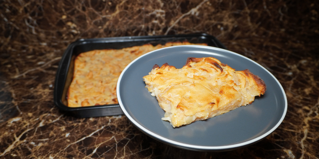 Итальянский яблочный пирог без сахара