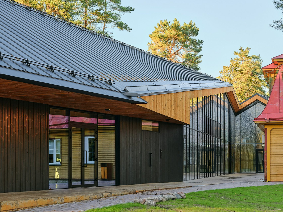 Школа и детский сад Võsu в Эстонии