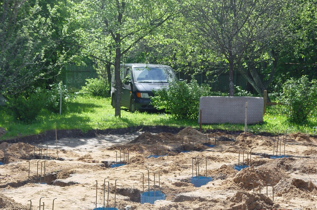 Армирование свай.