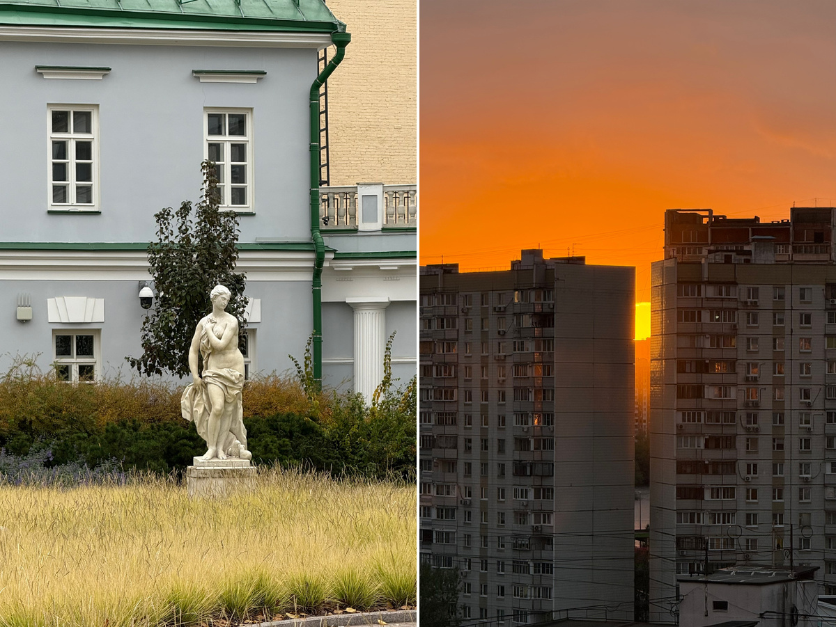 Фото автора канала. Усадьба Долгоруковых — Бобринских. Закат.