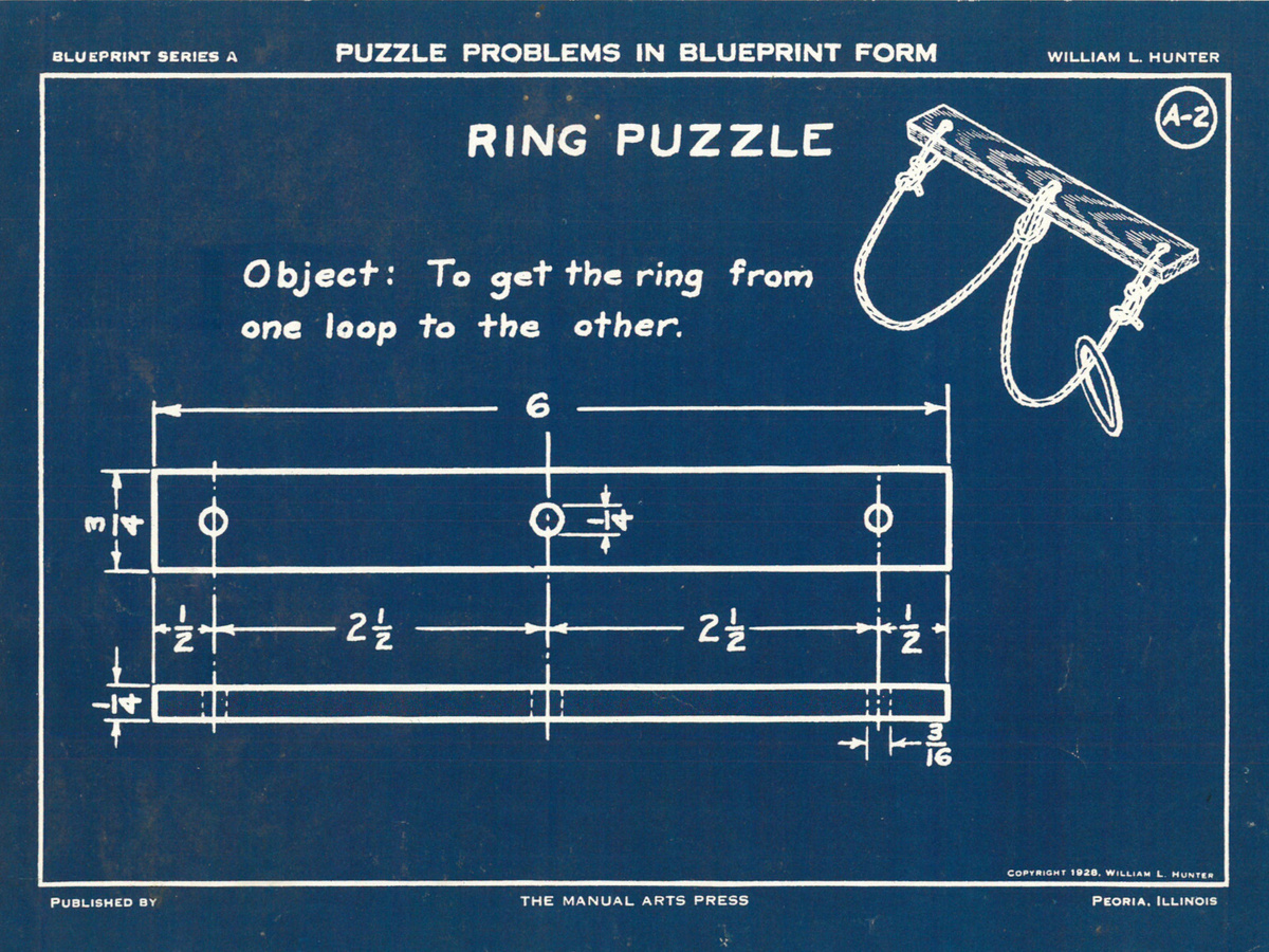 Источник чертежа: https://imgur.com/gallery/wooden-puzzles-blueprint-form-circa-1928-by-william-l-hunter-nBMul