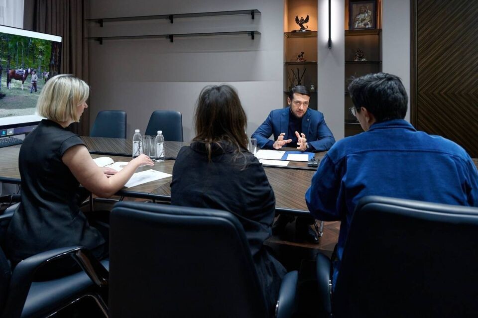    Встреча Александра Прокопьева и Михаила Кулунакова. Источник: t.me/asprokopyev