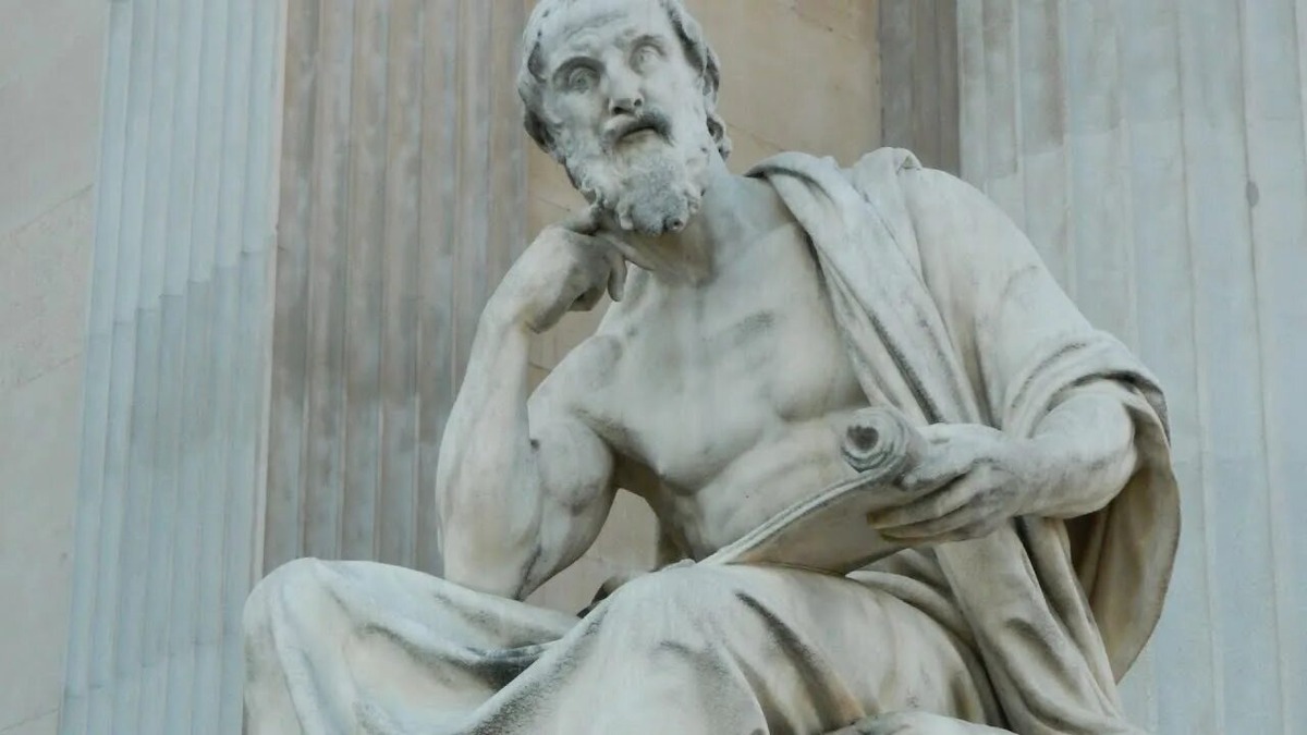 Статуя Герадота. Источник: YouTube