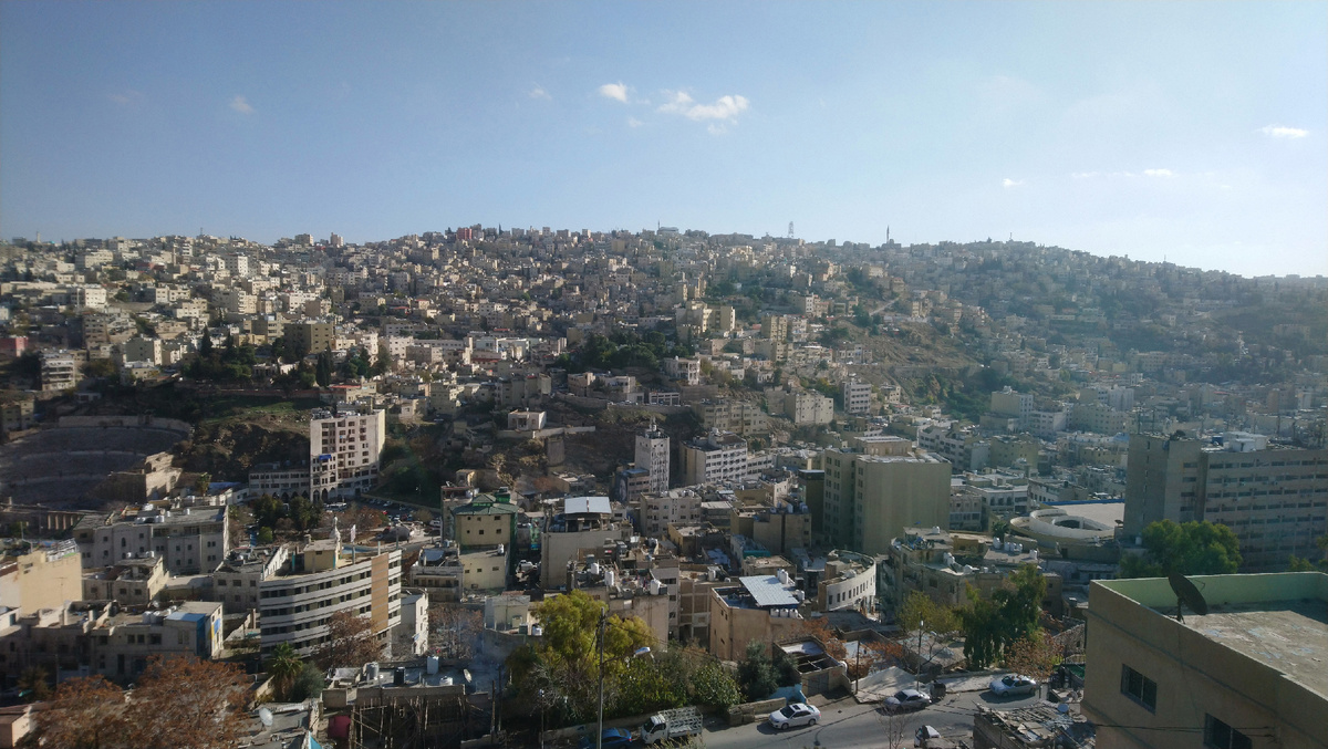 Вид на Амман, Иордания, 2018 год (фото из личного архива)