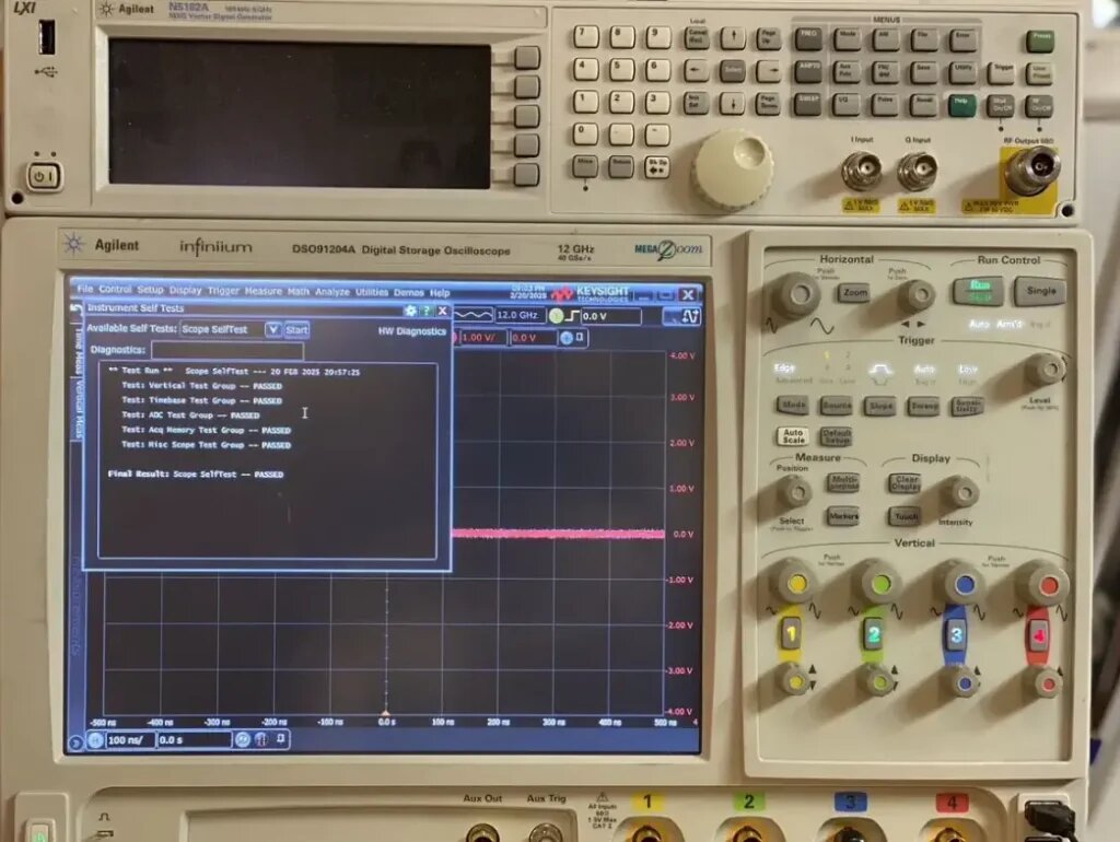 Осциллограф Agilent DSO91204A 12ghz 40gs/s