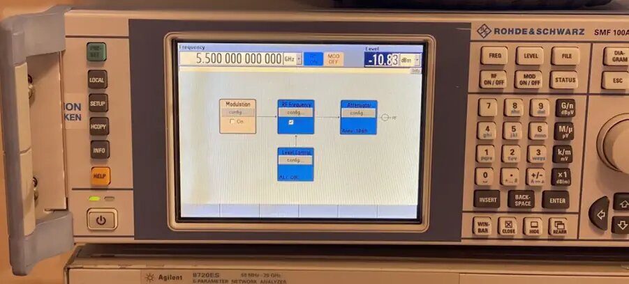 Генератор СВЧ сигналов R&S smf100A 22ghz