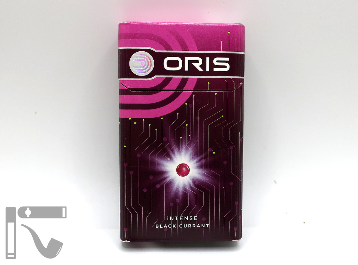 Сигареты Oris Intense Black Currant. Фото: © канал "Уголок Курильщика"