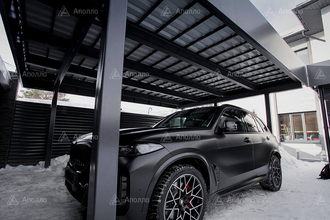 Односкатный навес