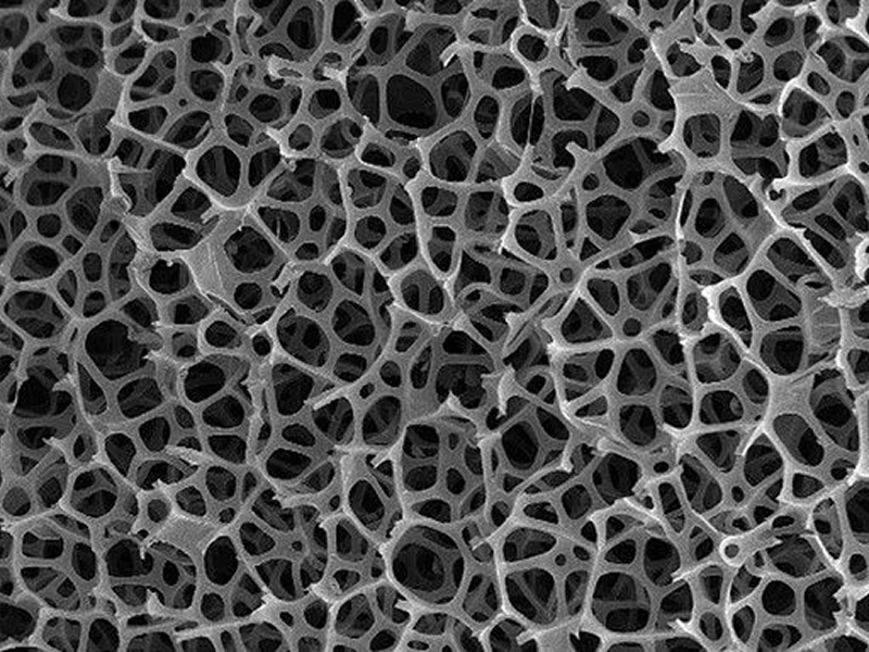 Структура меламиновой губки 