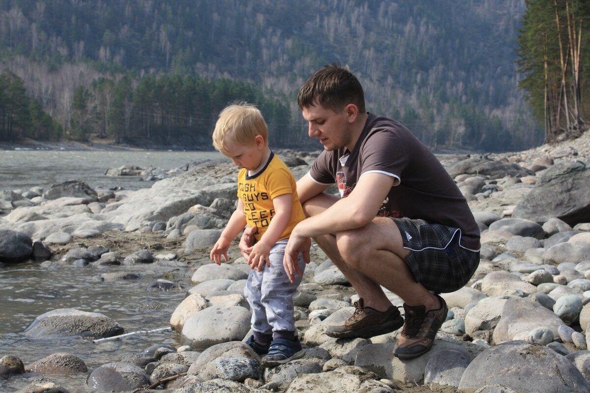 В 2016 году в Алтике с Ваней.