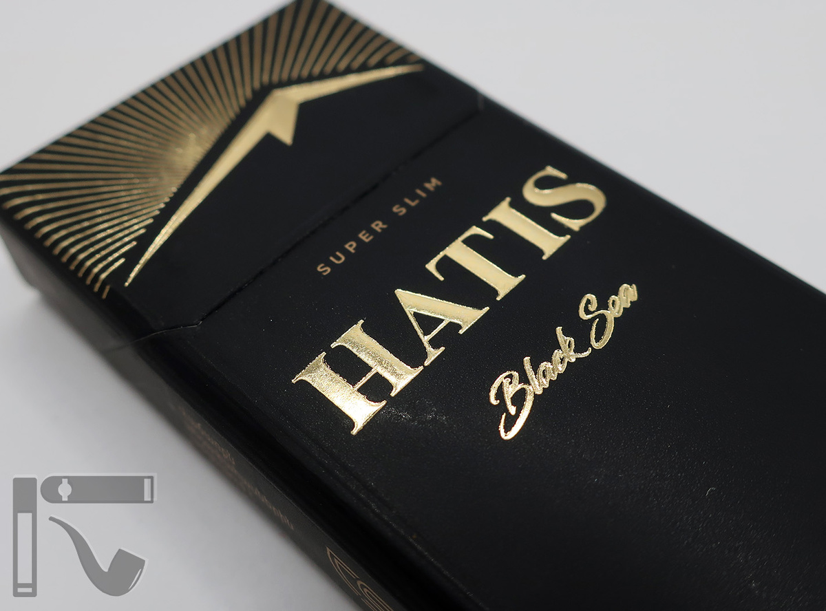 Сигареты Hatis Black Sea Super Slims. Фото: © канал "Уголок Курильщика"