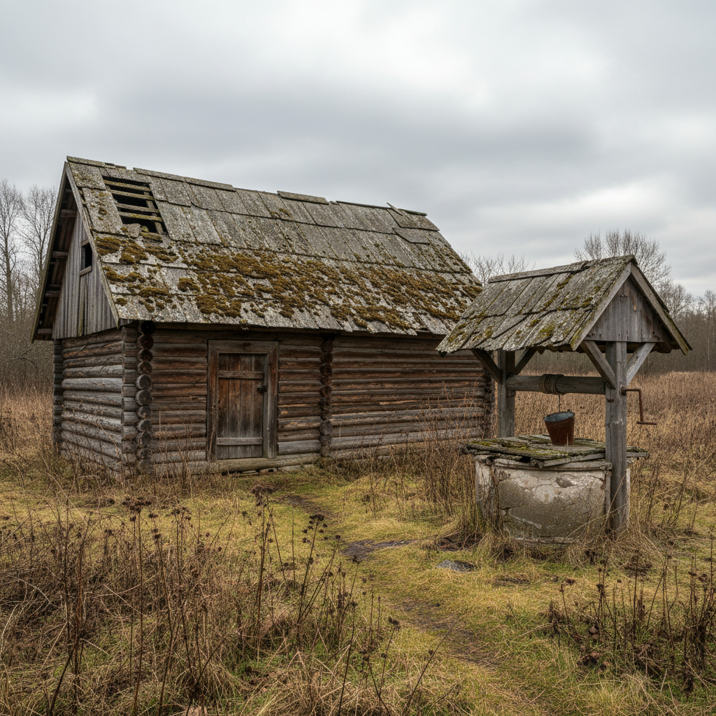 говорят это тот сарай и колодец