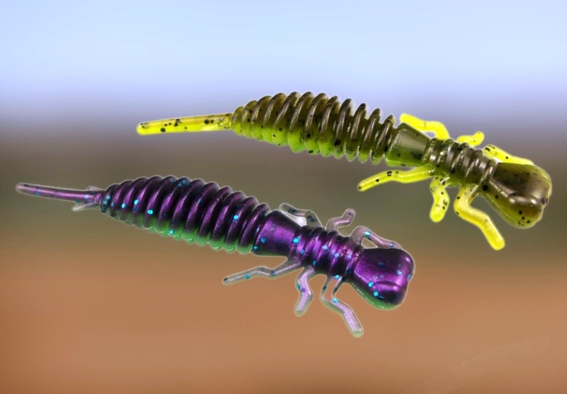 Силиконовые рыболовные приманки класса Larva