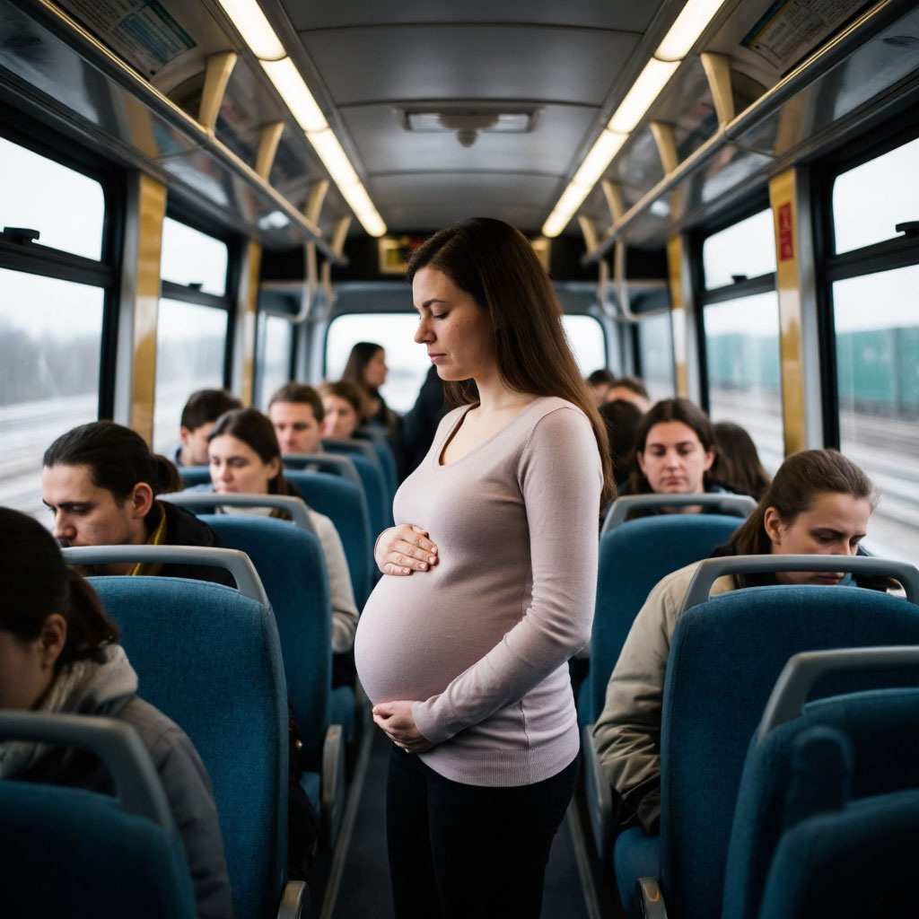 Многие посчитали, что мужчина ничего плохого не сделал, уступать или нет - его личное дело. Фото: нейросеть.