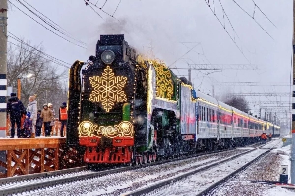    Появилось подробное расписание «Поезда Деда Мороза» для нижегородцев