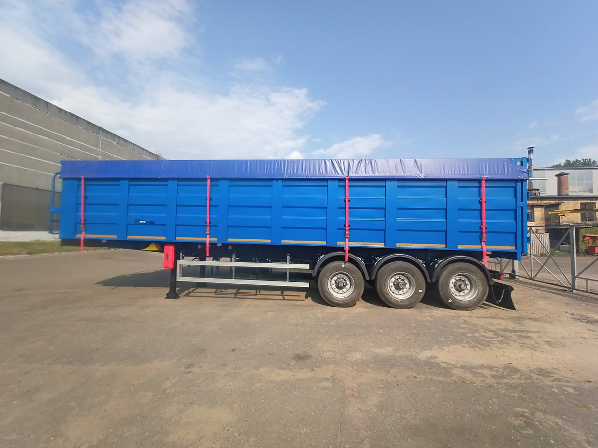 Полуприцеп зерновоз со стальным кузовом SAT203